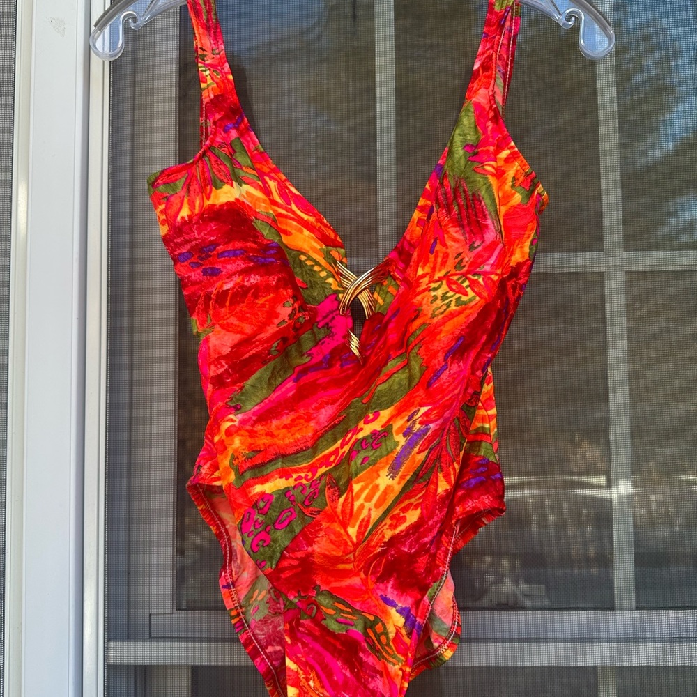 Vintage Sessa 90s Swimsuit Size 12 made in USA New w/ tags